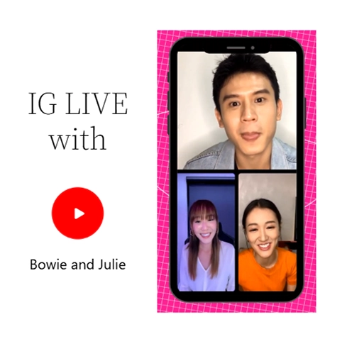 IG LIVE with Bowie and Julie