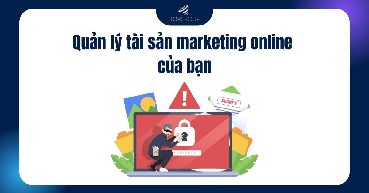 Online marketing asset management