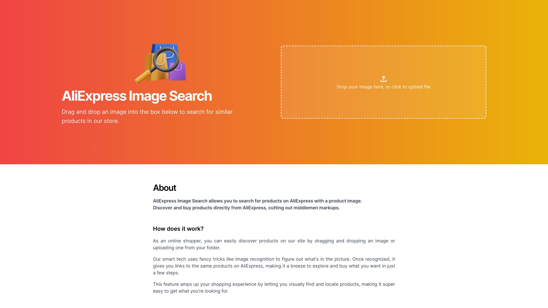 Aliexpress image search find your ai tools