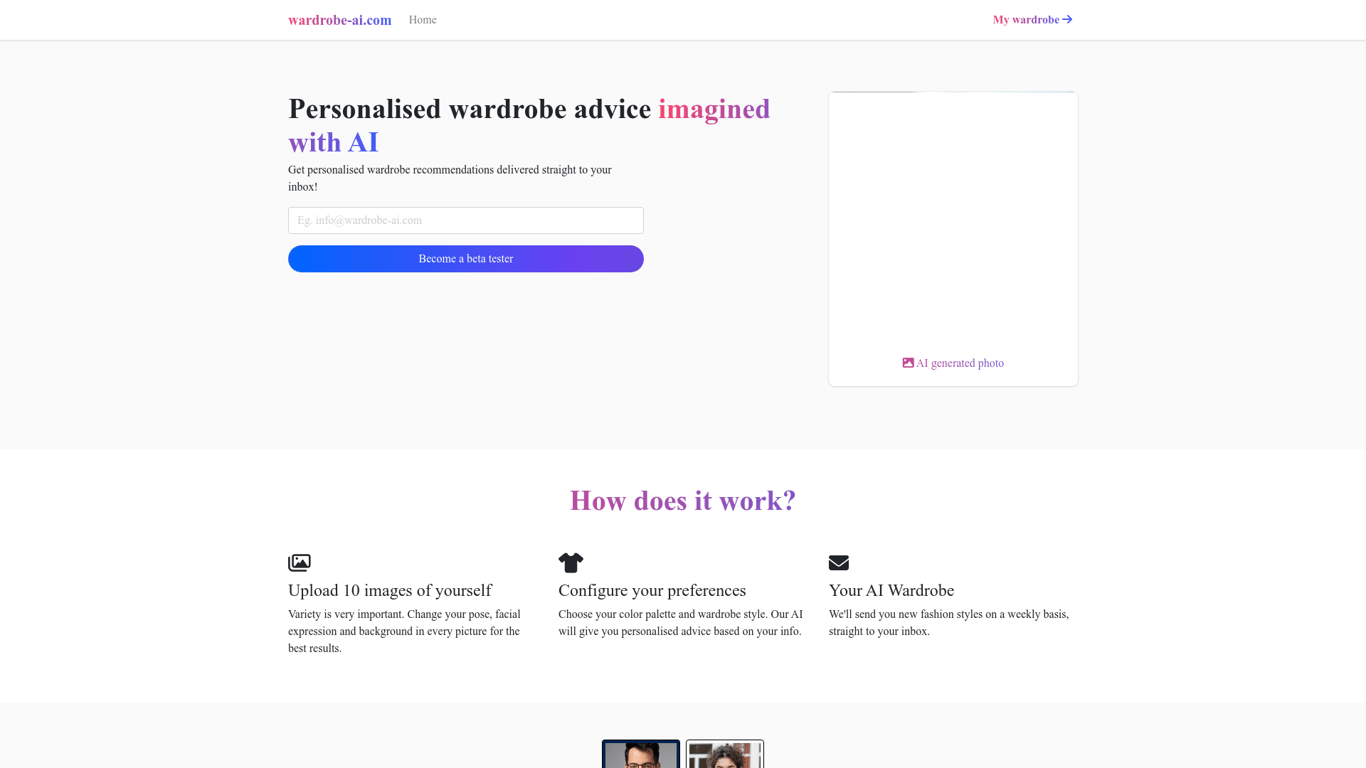 Wardrobe AI: Your Personal Style Assistant | Find Your AI Tools