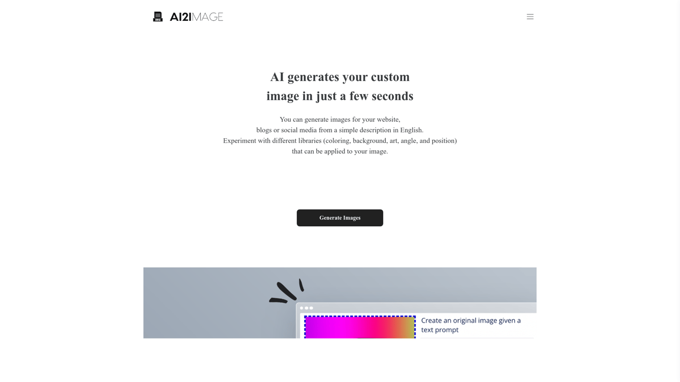 Revolutionary Text-to-Image AI: AI2image | Find Your AI Tools