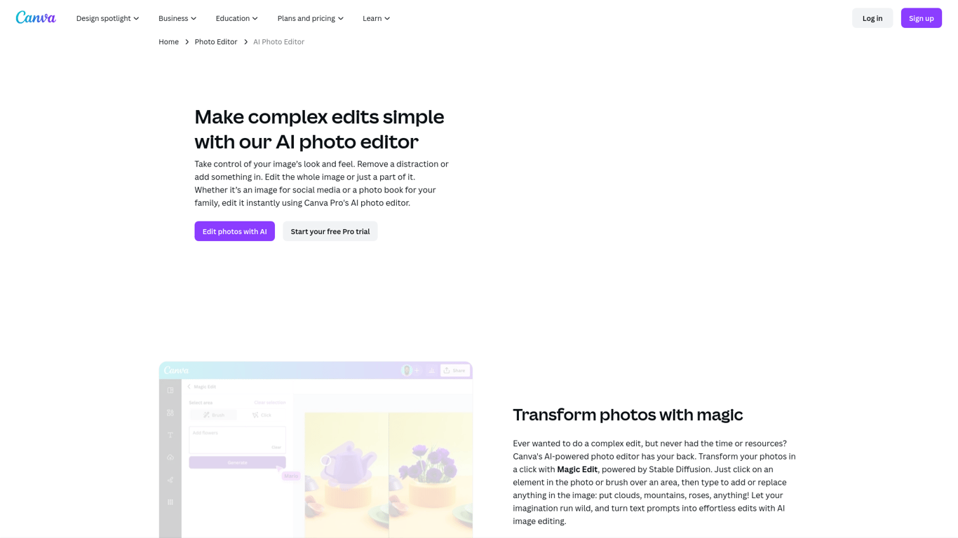 Instant Photo Editing with AI | Find Your AI Tools