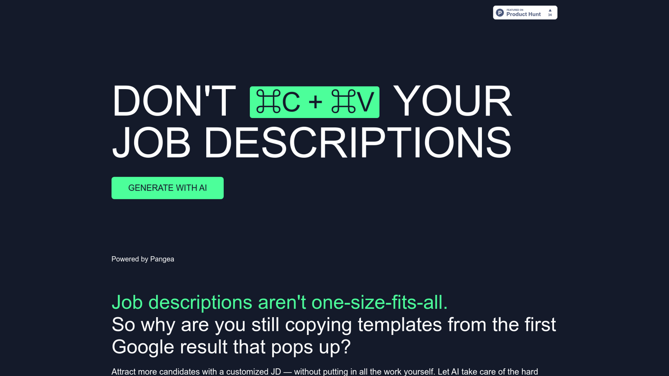 AI:JD - Streamlining Job Descriptions with AI 2