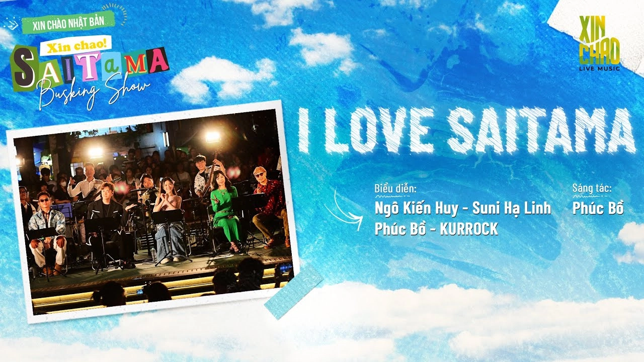I LOVE SAITAMA - Tốp Ca | Live at Busking show Xin Chào Nhật Bản - Xin Chào Saitama
