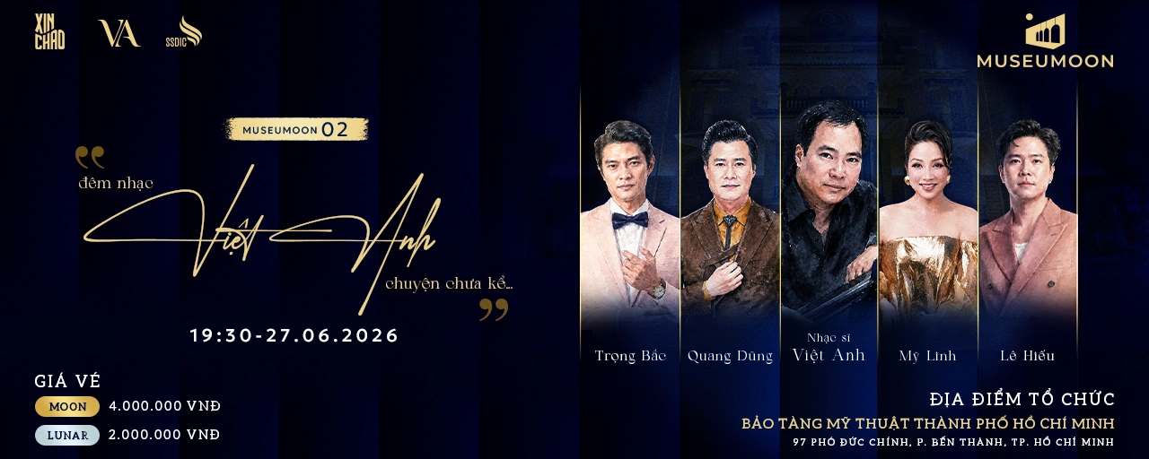 MUSEUMOON 02: đêm nhạc VIỆT ANH • chuyện chưa kể…