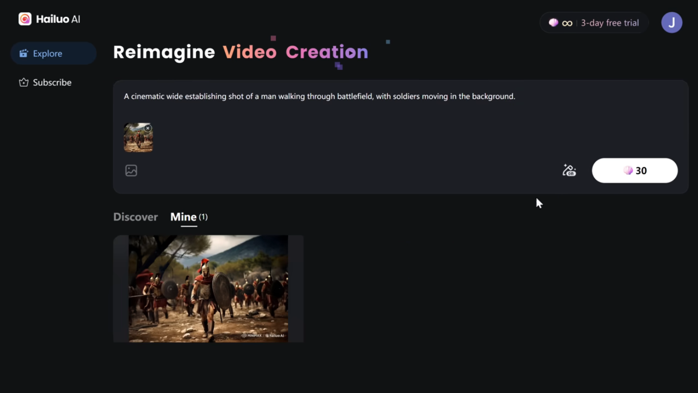 Krea AI Image Transitions