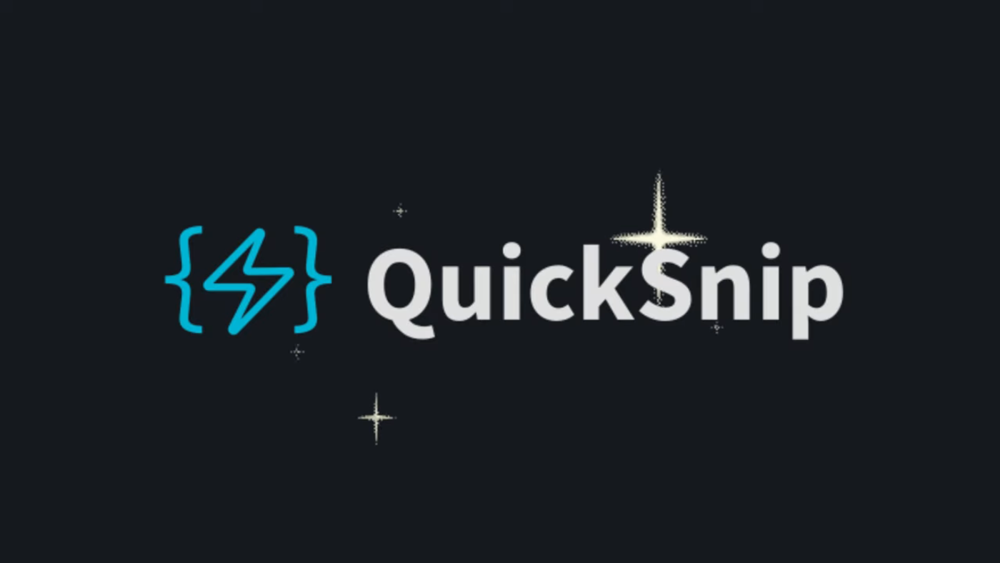 QuickSnip Coding