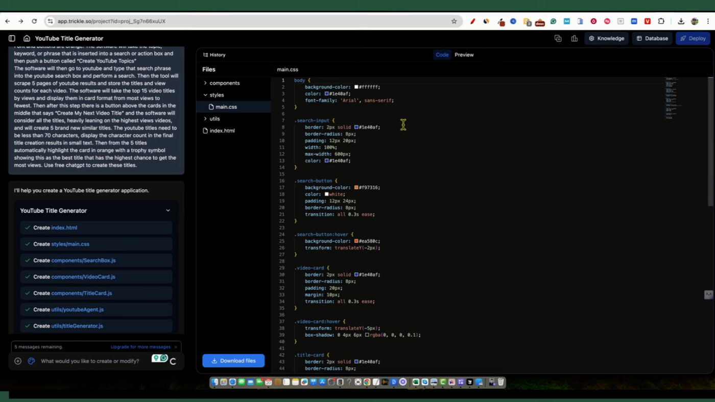 Creating Web Apps