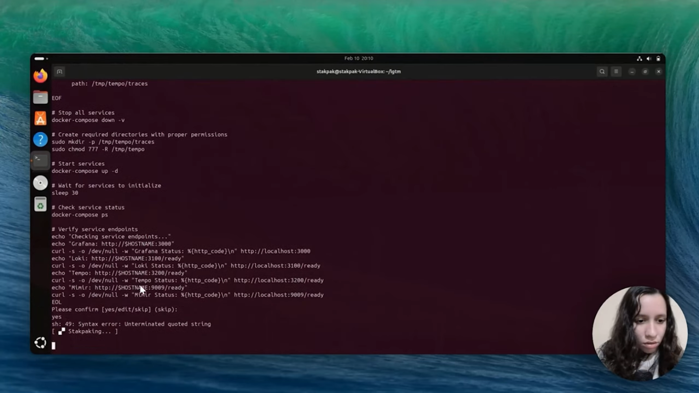 Error Handling and Fixing Config Issues