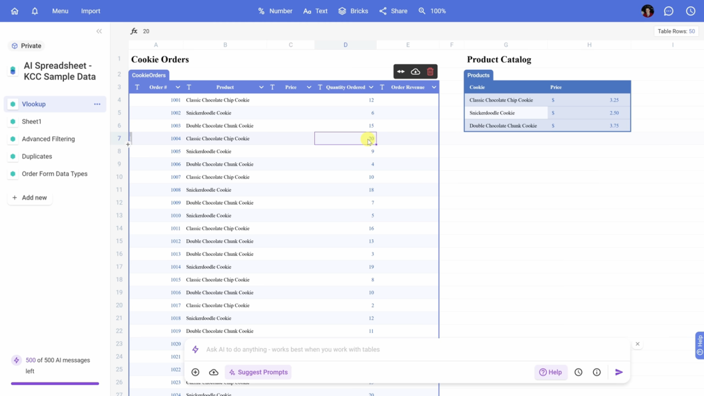 7 Ways AI is Transforming Spreadsheets with Bricks | Indie Boosting