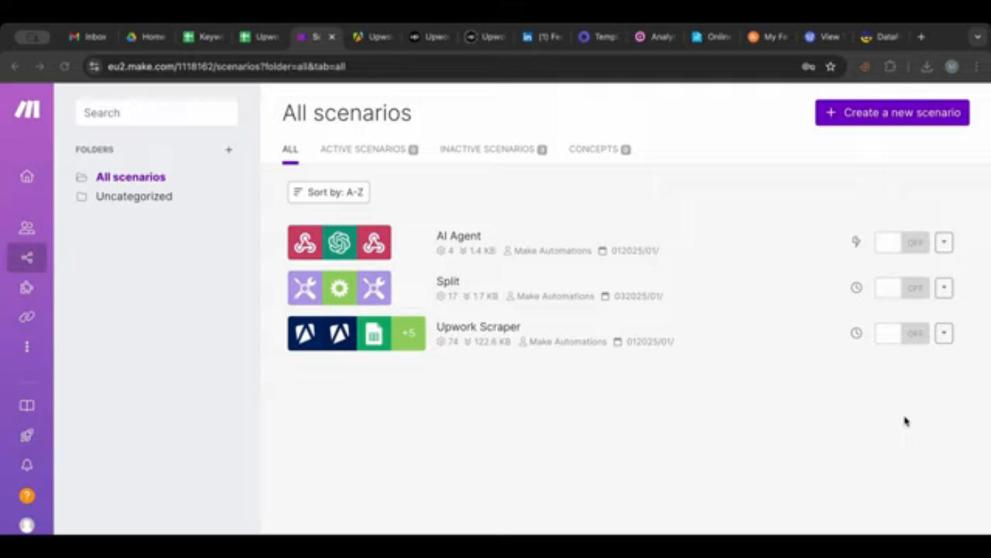 Connecting DataForSEO to Make.com