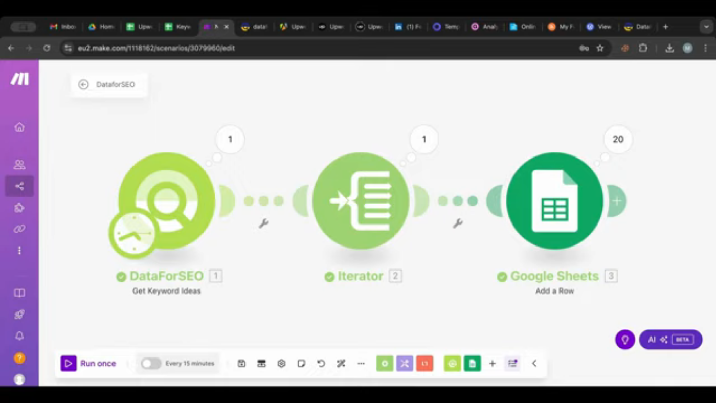 Automating Keyword Lists